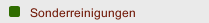 Sonderreinigungen